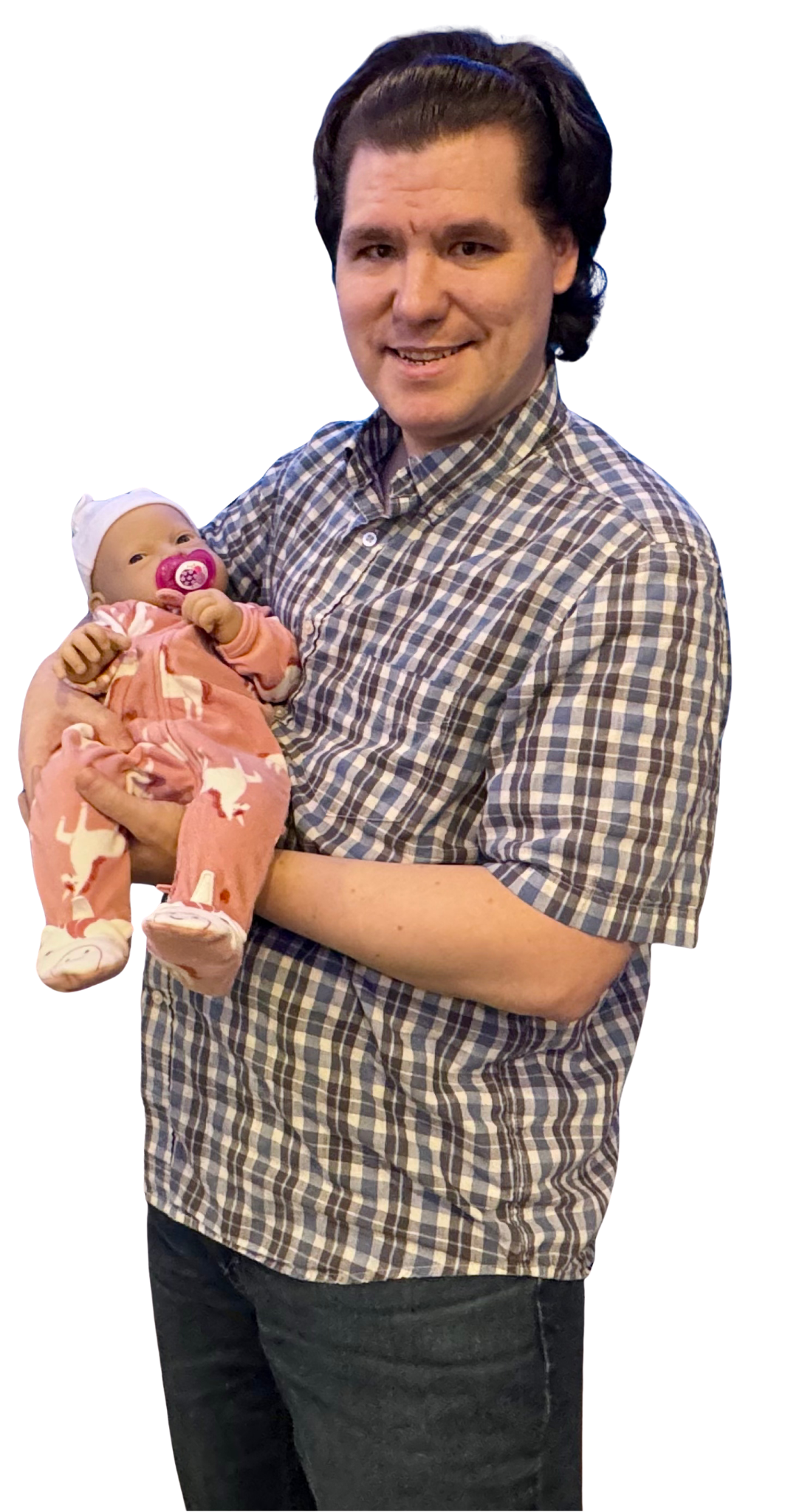 Strong Hands Reborn Dad portrait